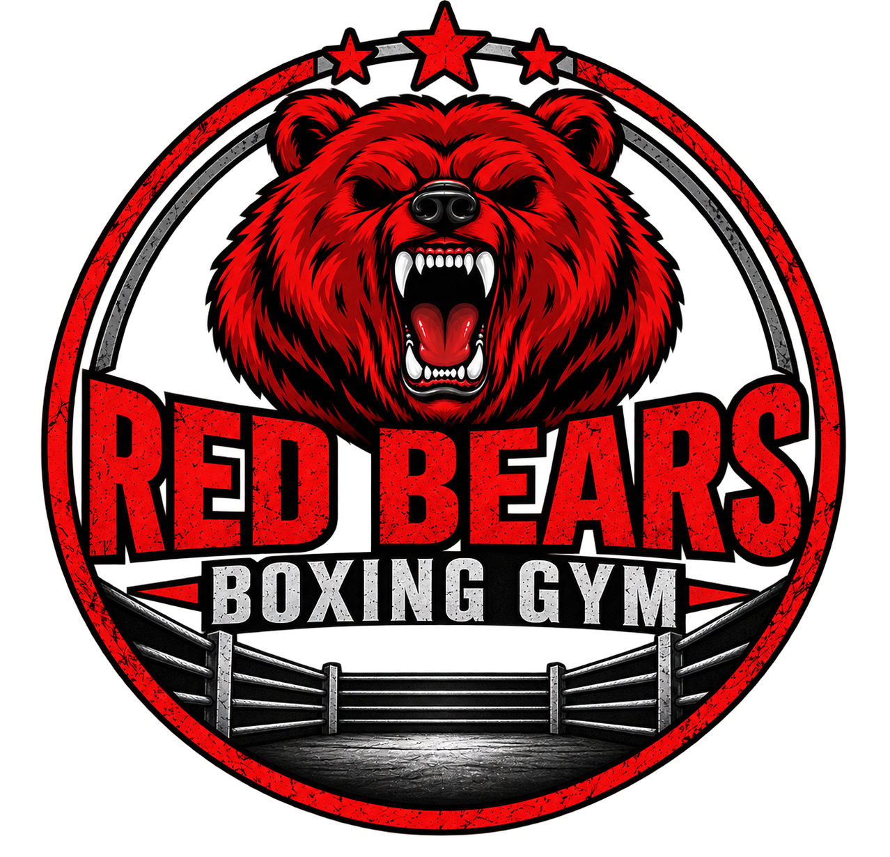 Red Bears Boxing Gym Logo